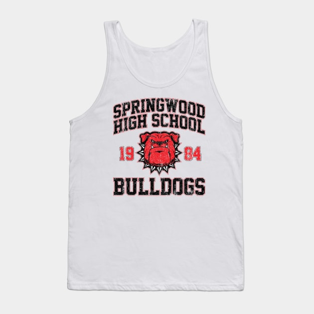 Springwood High School Bulldogs (Variant) Tank Top by huckblade